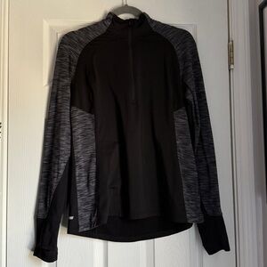 Danskin Now Dri-More Half Zip Activewear Pullover w/ Thumb Holes| Women’s Size L